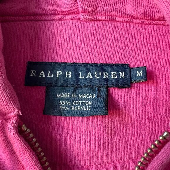 Ralph Lauren Women's Pink Hoodie - Picture 6 of 6